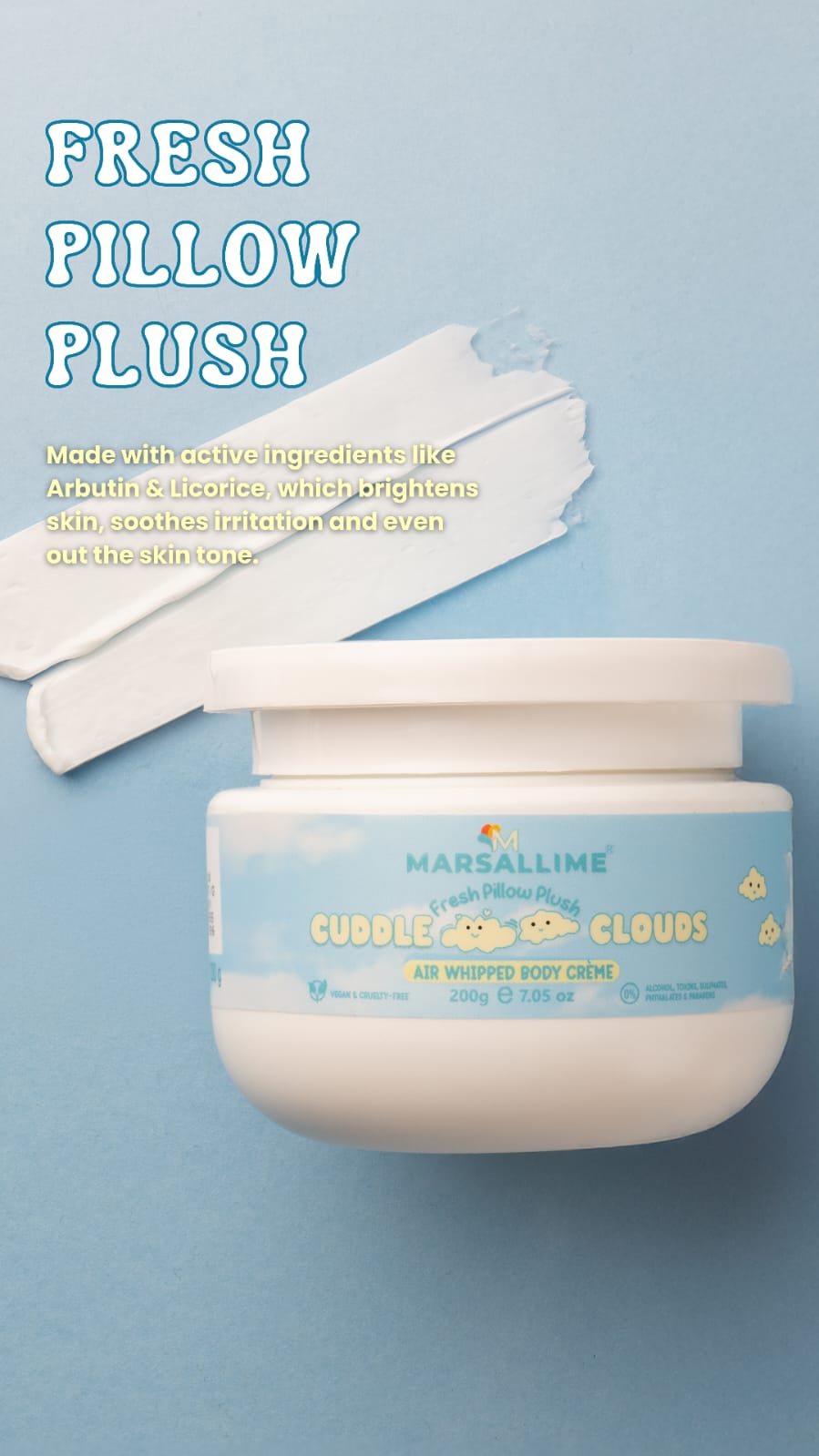 Cuddle Clouds Body Crème: Fresh Pillow Plush